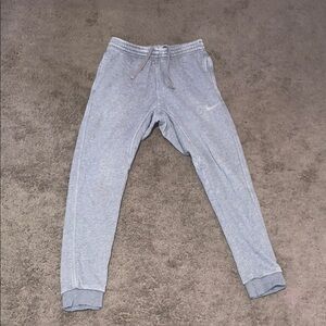 Nike Gray Sweatpants with Tapered Fit